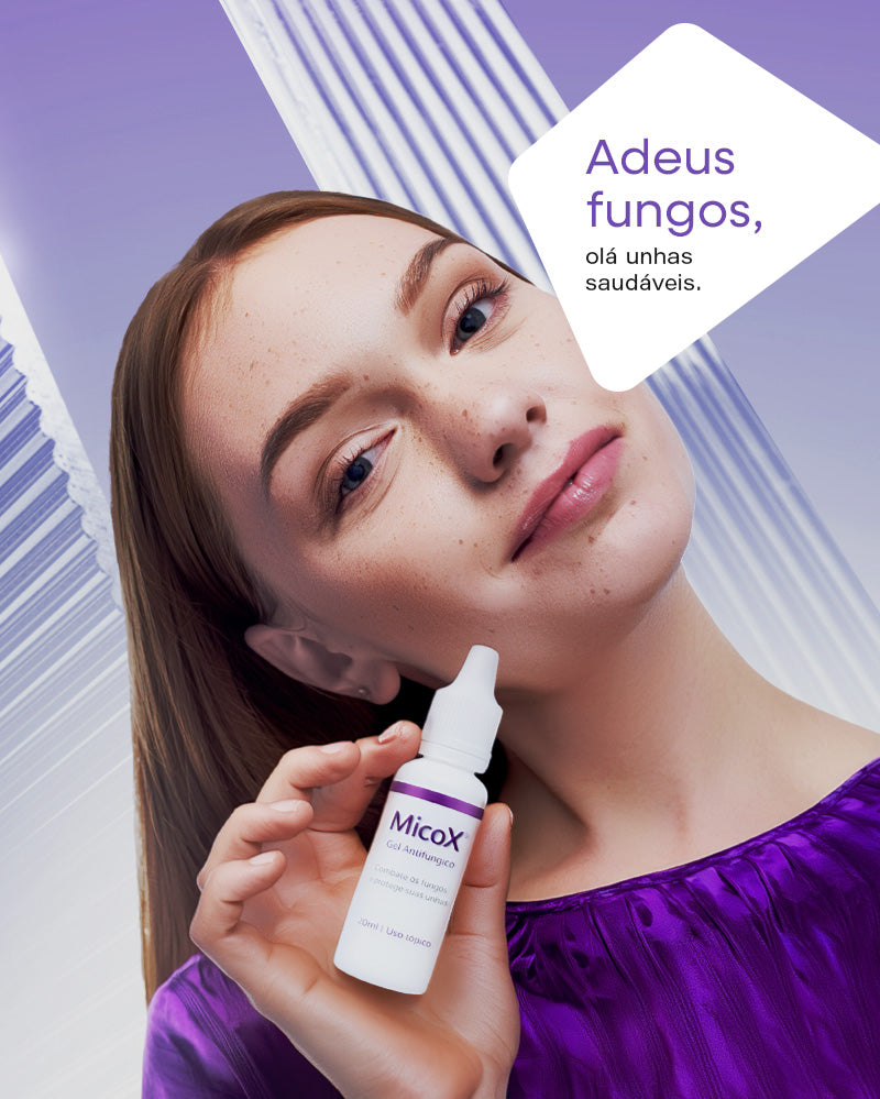 MicoX® Gel Antifúngico Combate os fungos e protege suas unhas